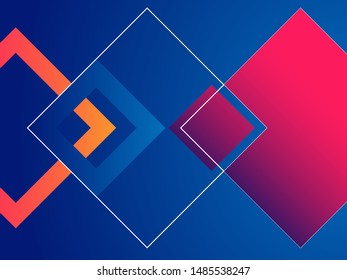 Blue Abstract Background with Triangle Pattern and with pink stripes luxury dynamic modern abstract vector background for presentation, report, abstract luxury cover. Paper style black abstract.