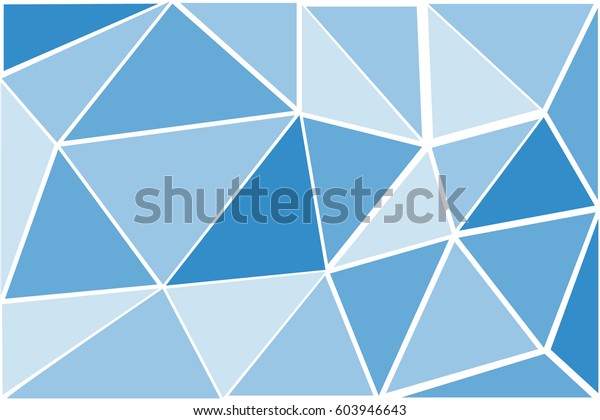 Blue Abstract Background Triangle Patternvector Illustration Stock Vector Royalty Free