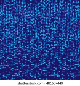 Blue Abstract Background. Triangles, Confetti. Vector