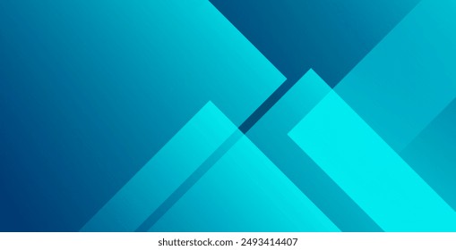 Blue abstract background with triangles. Vector illustration
