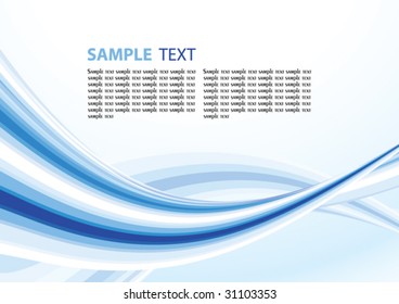 Blue abstract background. Vector