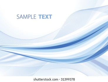 Blue abstract background. Vector