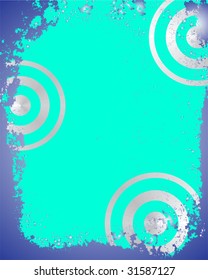 blue abstract background - vector