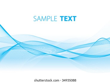 Blue abstract background. Vector