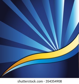 Blue abstract background vector
