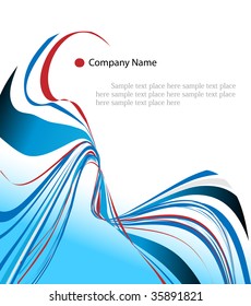  Blue abstract background. Vector