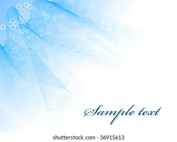  Blue abstract background. Vector