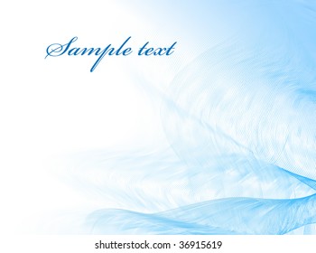  Blue abstract background. Vector