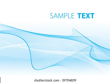 Blue abstract background. Vector