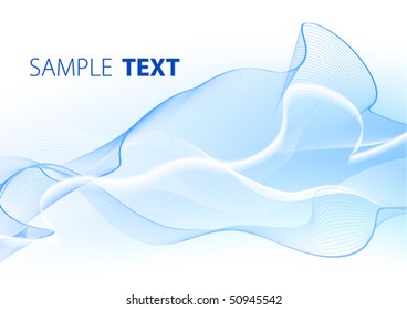 Blue abstract background. Vector