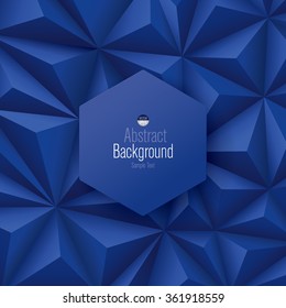 Blue abstract background vector. Can be used in cover design, book design, website background, CD cover or advertising.