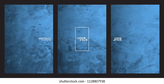 Blue Abstract Background Vector Collection.