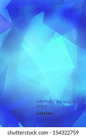 blue abstract background. Vector Design
