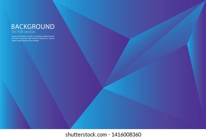 Blue abstract background vector illustration. wall. web banner. cover. card. texture. wallpaper. flyer. brochure. annual report.  