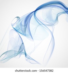 Blue Abstract Background. Vector Illustration. Eps 10.