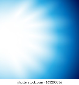 Blue Abstract Background - Vector Illustration, Graphic Design Editable For Your Design