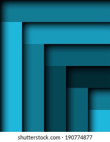Blue abstract background, vector illustration