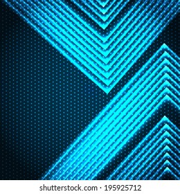 Blue abstract background. Vector illustration.