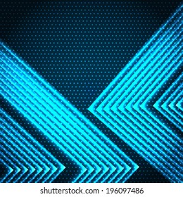 Blue abstract background. Vector illustration.