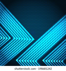 Blue abstract background. Vector illustration.