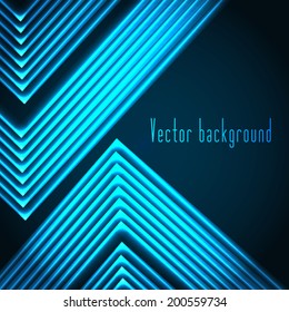 Blue abstract background. Vector illustration.