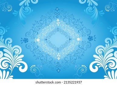 Blue Abstract Background Vector illustration Template. Can be used or different printing works.