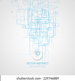 Blue abstract background. Vector illustration