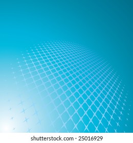 blue abstract background, vector illustration