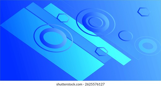 Blue abstract background. Vector illustration