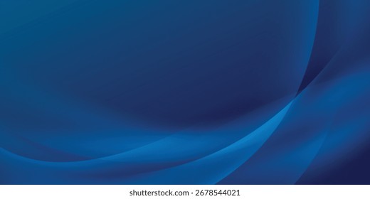Blaue abstrakte Hintergrund, Vektorgrafik, Welle modern