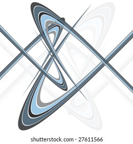 blue abstract background, vector illustration