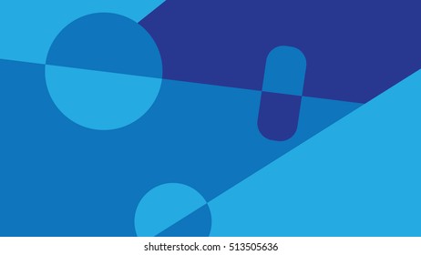 Blue abstract background. Vector illustration.