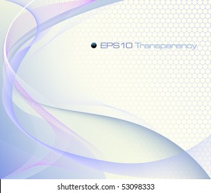 Blue abstract background - vector illustration