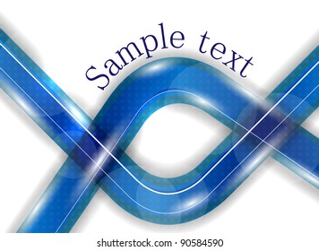 blue abstract background. Vector illustration
