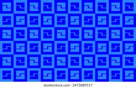 Blue abstract background, abstract vintage z letter block background, Blocks Wall Geometric background repeat pattern design for fabric print, t-shirt paint