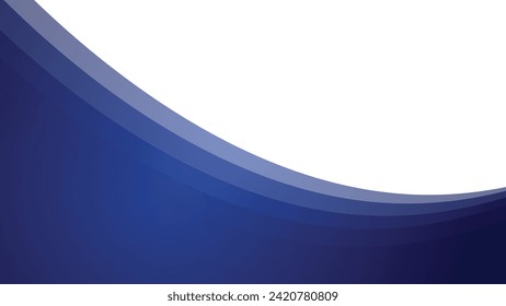 Fondo de pantalla de fondo abstracto azul para presentación con imagen vectorial gradiente