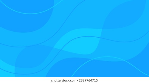 blue abstract background wave curved shape