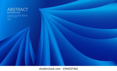 Blue abstract background, wave vector background, graphic design, Minimal Texture, cover design, flyer template, banner, web background, book cover, advertisement, printing template, wallpaper.