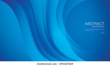 Blue abstract background, Wave vector background, graphic design, Minimal Texture, cover design, flyer template, banner, web background, book cover, advertisement, printing template, wallpaper.