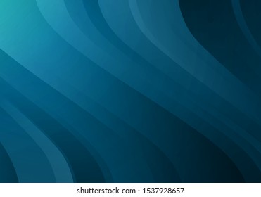 Blue Abstract Background with Waves. Vector Minimal Pattern.