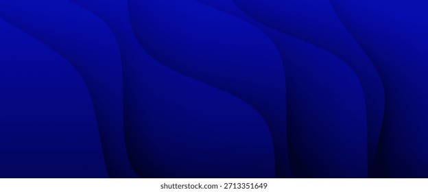 Blue abstract background wavy layers lines texture design vector