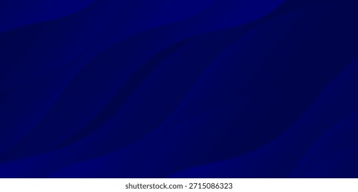 Vetor de design de textura das linhas das camadas onduladas do plano de fundo abstrato azul