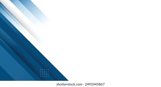 Blue abstract background with white color. Abstract blue background with square shapes. Modern Simple Blue Grey Abstract Background Presentation Design for Corporate Business and Institution.