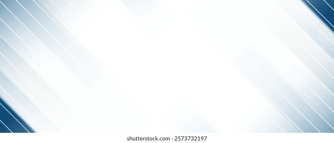 Blue abstract background with white color. Abstract blue background with square shapes. Modern Simple Blue Grey Abstract Background Presentation Design