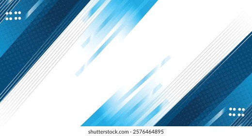 Blue abstract background with white color. Abstract blue background with square shapes. Modern Simple Blue Grey Abstract Background Presentation Design for Corporate Business and Institution.