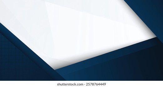 Blue abstract background with white color. Abstract blue background with square shapes. Modern Simple Blue Grey Abstract Background Presentation Design
