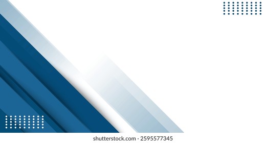 Blue abstract background with white color. Abstract blue background with square shapes. Modern Simple Blue Grey Abstract Background Presentation Design for Corporate modern