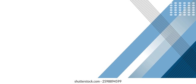 Blue abstract background with white color. Abstract blue background with square shapes. Modern Simple Blue Grey Abstract Background Presentation Design for Corporate Business and Institution.