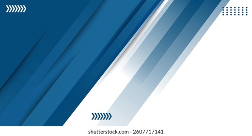Blue abstract background with white color. Abstract blue background with square shapes. Modern Simple Blue Grey Abstract Background Presentation Design for Corporate Business and Institution.