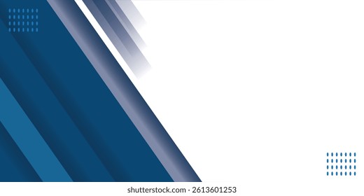Blue abstract background with white color. Abstract blue background with square shapes. Modern Simple Blue Grey Abstract Background Presentation Design for Corporate Business and Institution.
